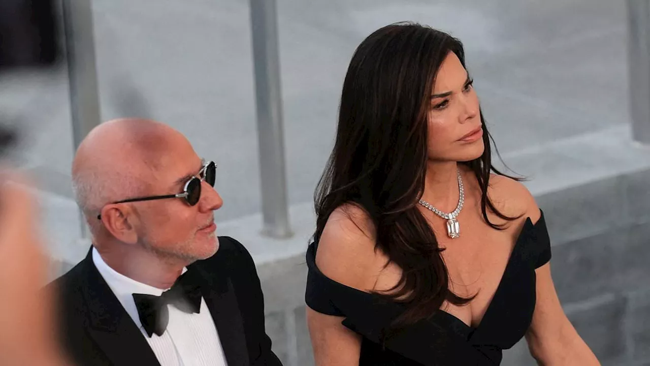 Lauren Sanchez wears black off-shoulder dress to White House State Dinner for Xi Jinping