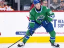 Abbotsford Canucks forward Braeden Cootes had Saturday's winner in Colorado.