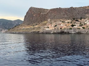 Monemvasia's historic streets are closed to cars.