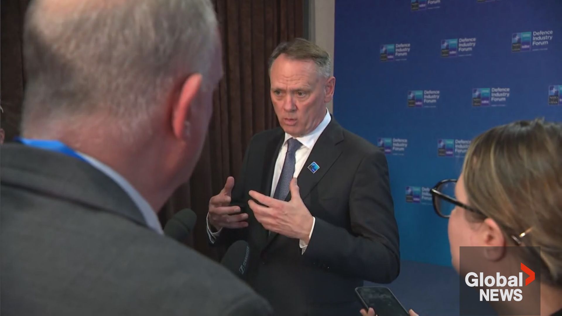 Click to play video: 'Canadian government 'encourages' as 8 countries commit to global defense bank'