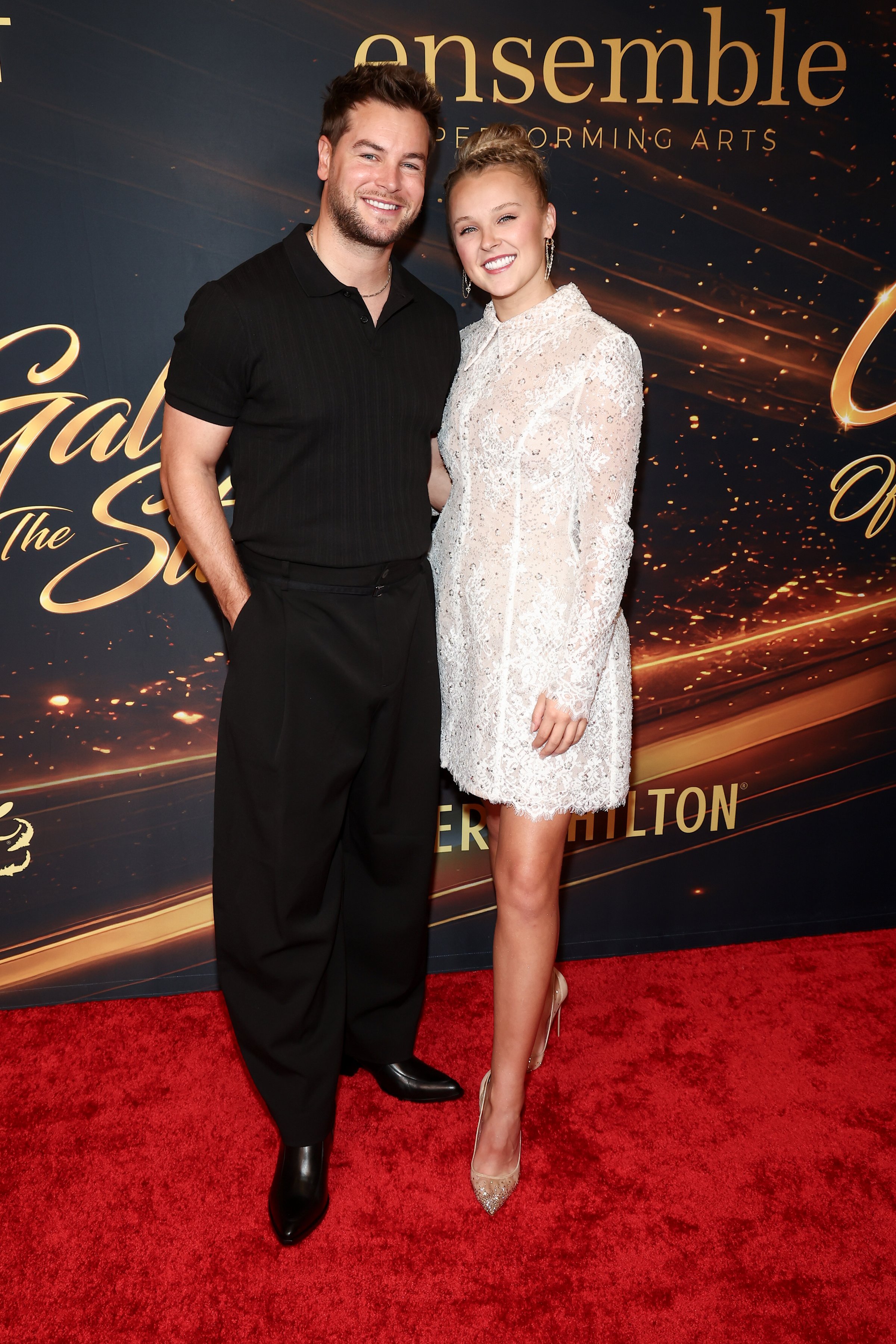Chris Hughes and Jojo Siwa at the Gala of the Stars at the Beverly Hilton on October 22, 2026