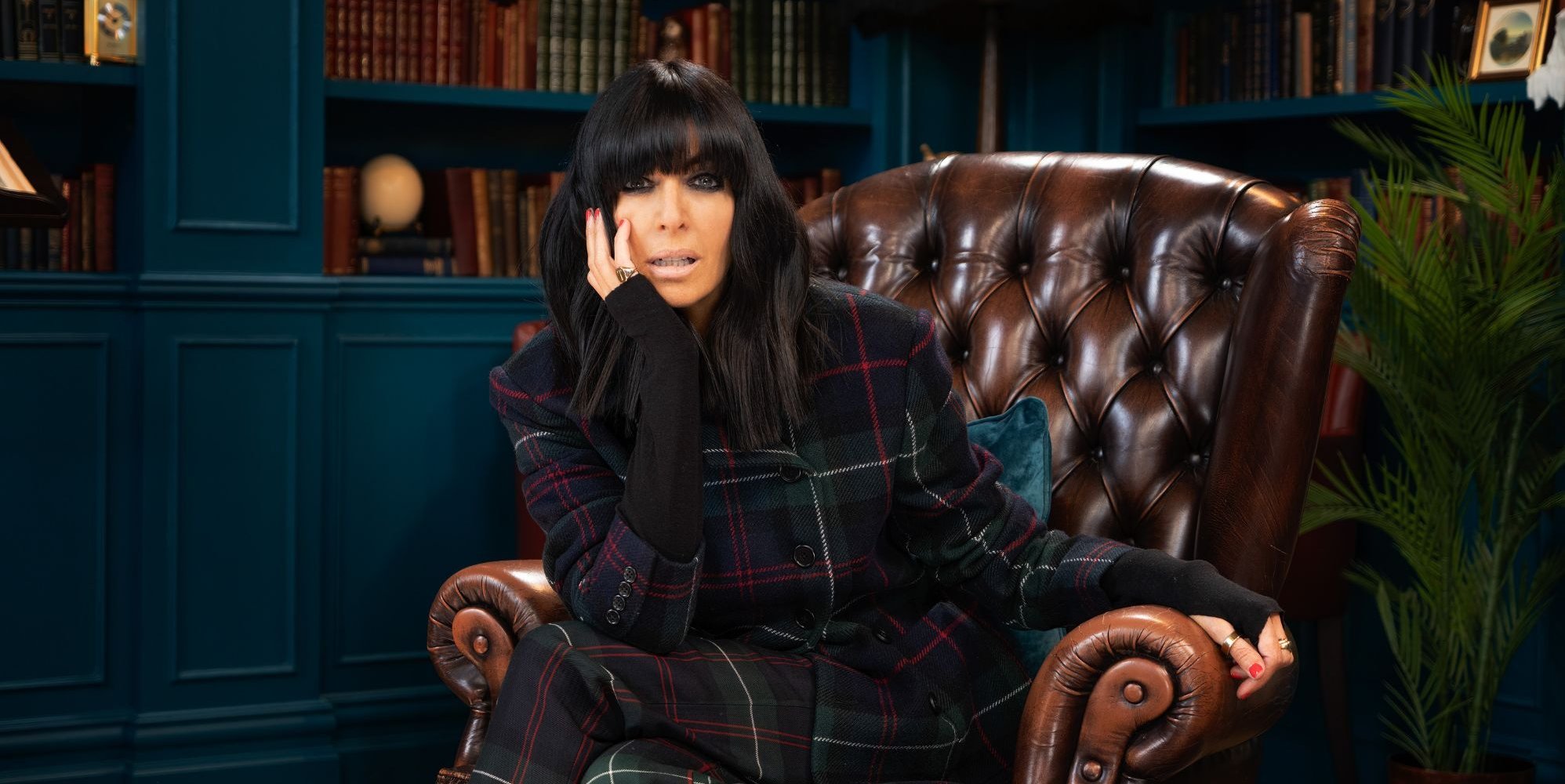 Claudia Winkleman in Traitors Castle.
